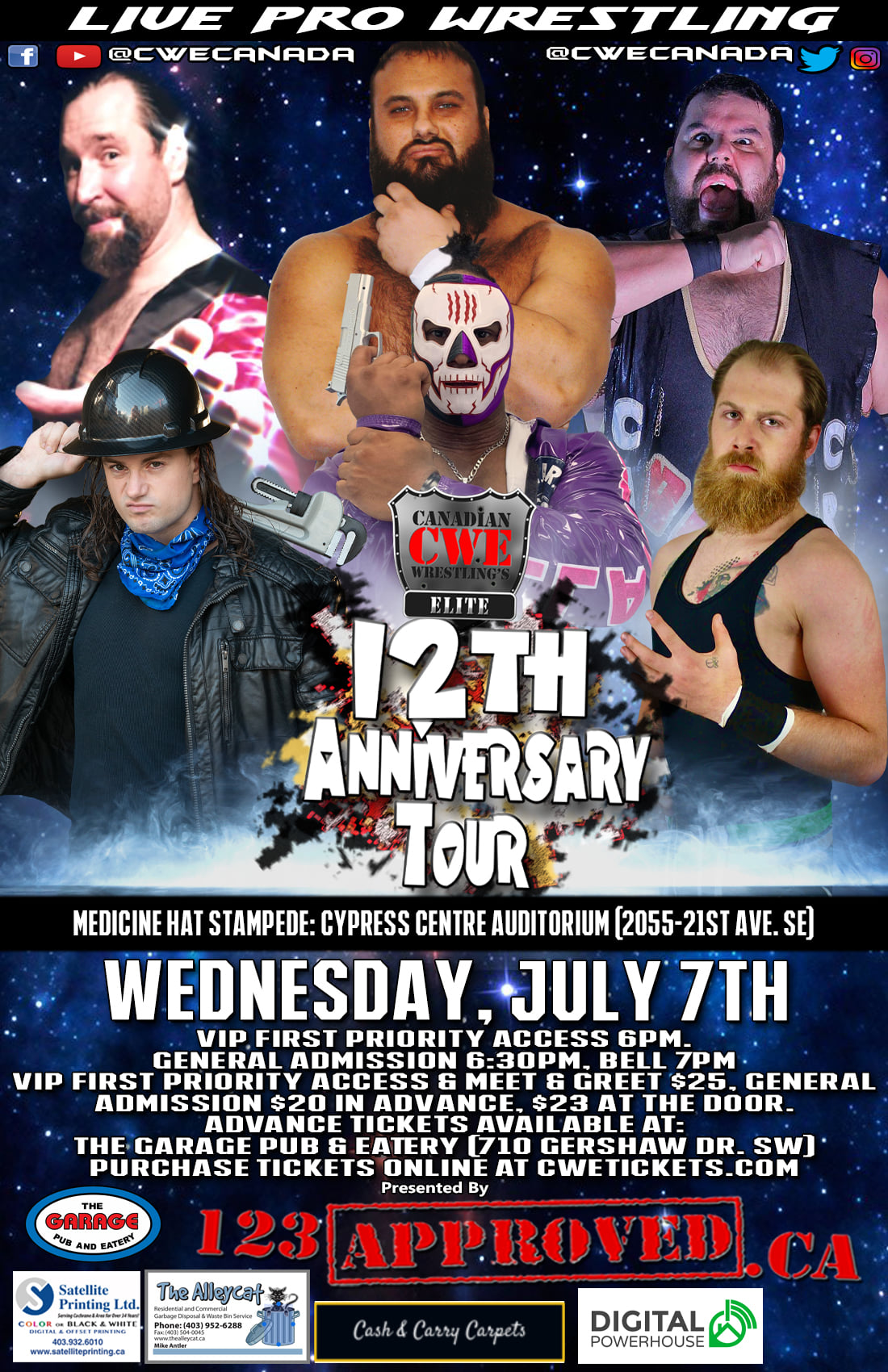 Live Pro Wrestling – MH Stampede & Exhibition