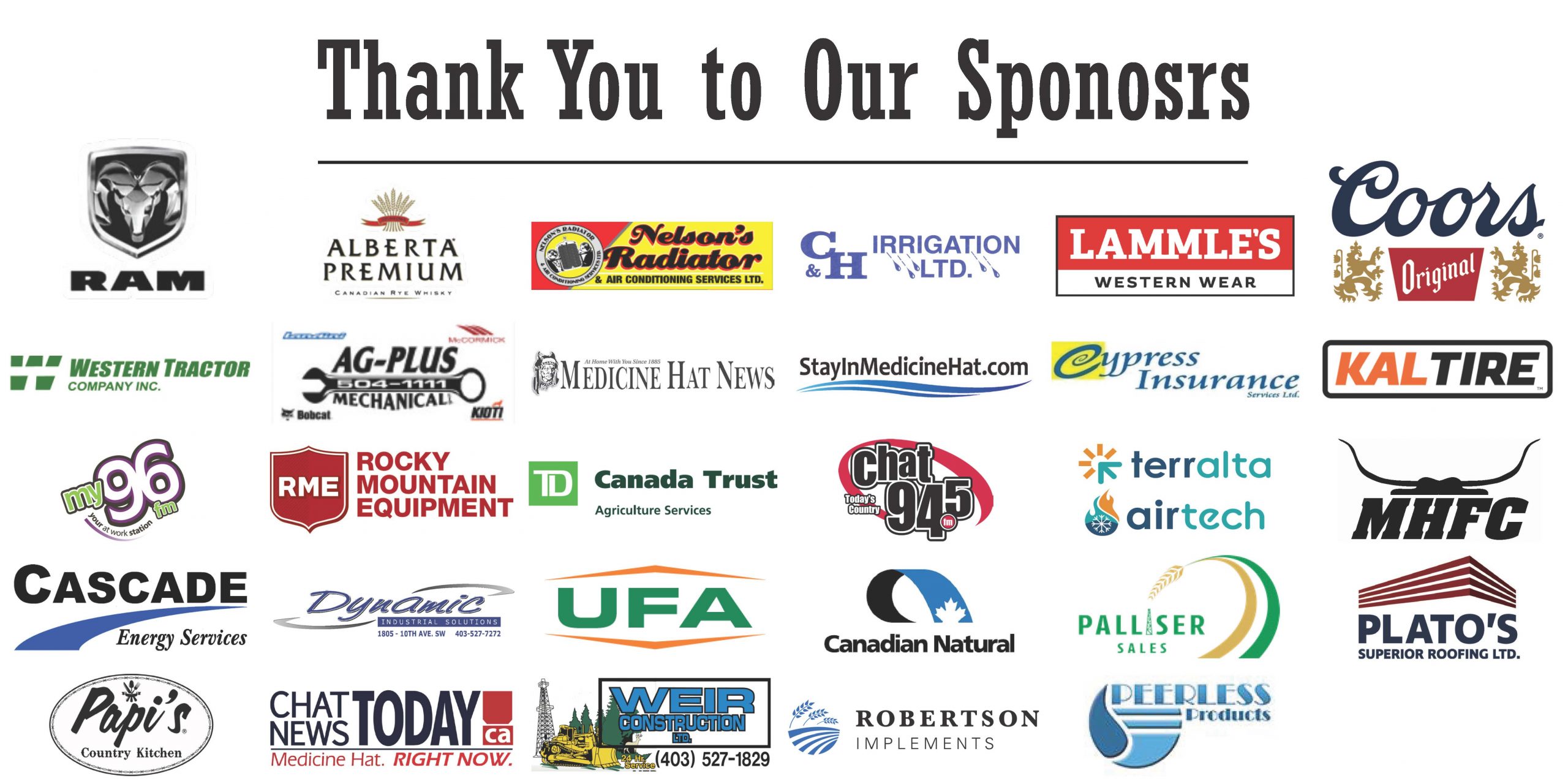 Thank You Sponsors Thank You Sponsors